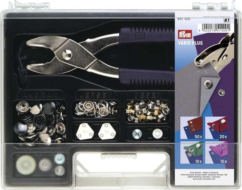 Prym Vario Plus Plier Non Sew Assorted Tool Set