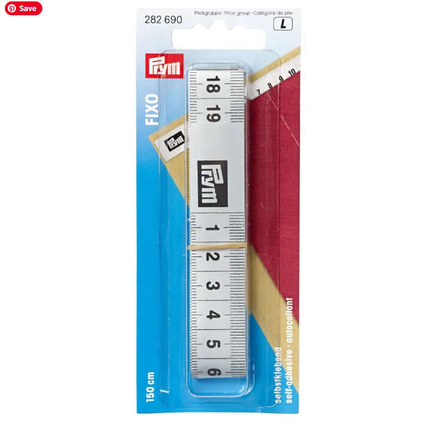 Prym Tape measure Fixo self-adhesive, cm scale