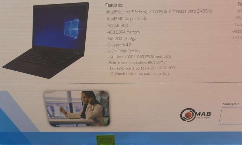Specialized Tablets for University MABBOOK 2-in-1 Tablet/Laptop