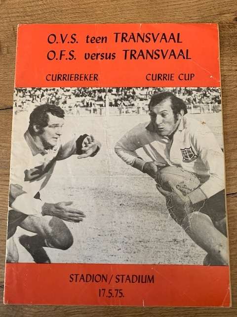 Rugby Programme - Free State vs Transvaal