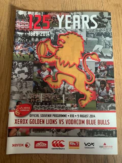 Rugby Programmes Bundle - 4 * Lions 2013/2014