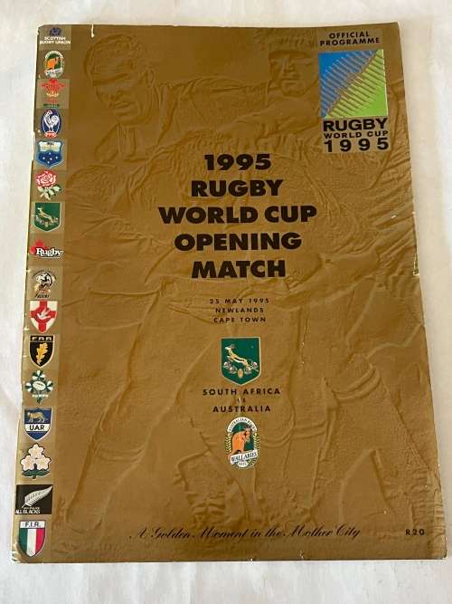 Rugby Programme - South-Africa vs Australia RWC Opening 25/05/1995