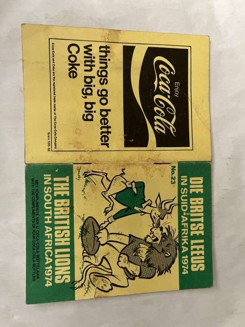 Rugby Itinerary- 1974 British and Irish Lions tour of South-Africa (32 pages)