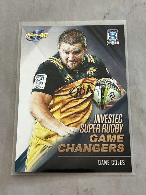 Rugby Card - 2018 Tap and Play Insert Foil Card - Gamechangers: Dane Coles H-18