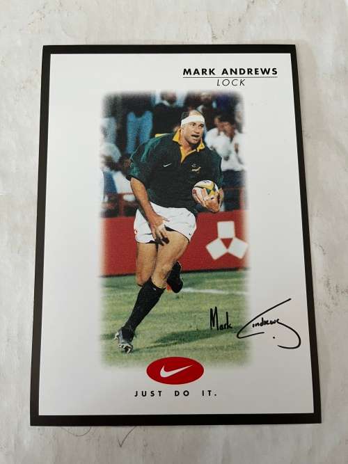 Nike Rugby Card 2000 - Mark Andrews