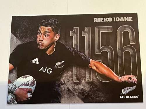2018 Tap and Play Insert Rugby Card - Rieko Ioane ABPN 12