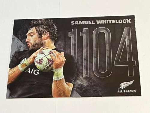 2018 Tap and Play Insert Rugby Card - Sam Whitelock ABPN 5
