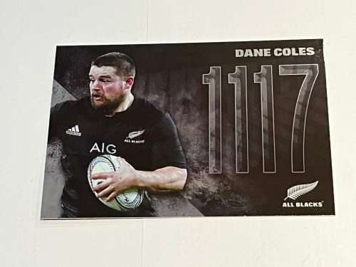 2018 Tap and Play Insert Rugby Card - Dane Coles ABPN 2