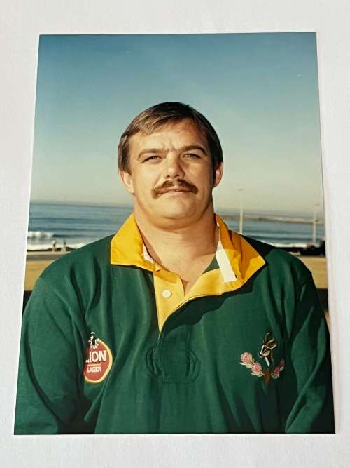Original Rugby Photo - Lood Muller