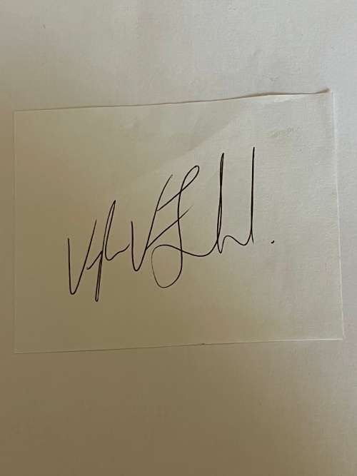 Protea Cricket Signature- Vaugn Van Jaarsveld