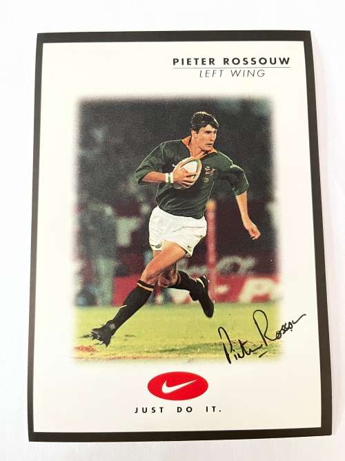 2000 Nike Rugby Card - Pieter Rossouw