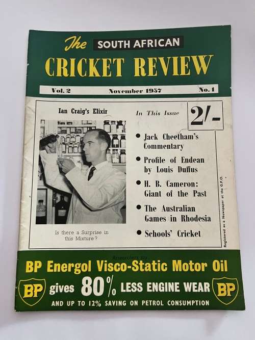 The South-African Cricket Review - November 1957