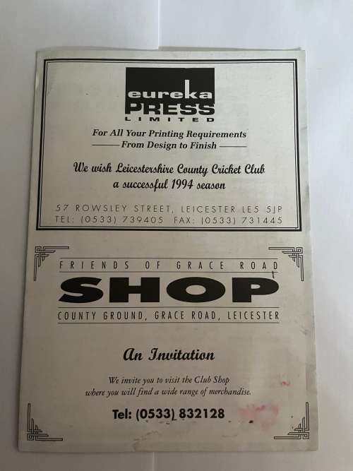 Various Cricket Score Cards (7)