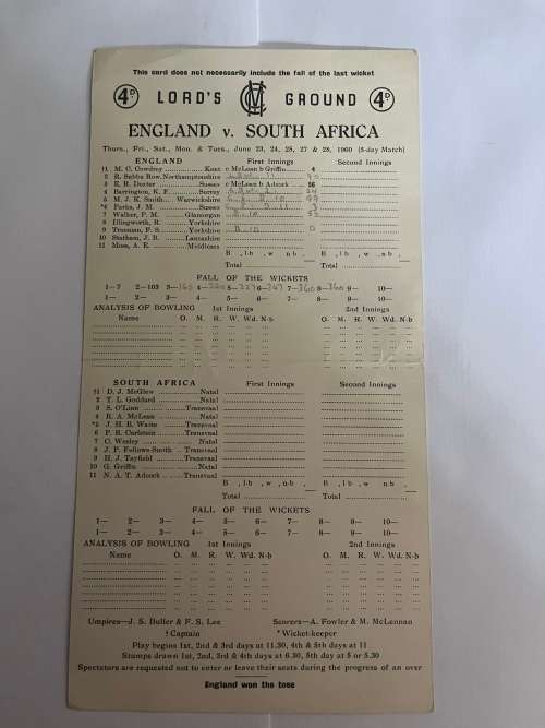 Various Cricket Score Cards (7)
