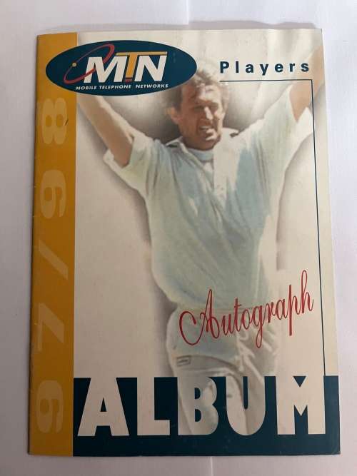 1997/1998 MTN Cricket Players Autograph Album
