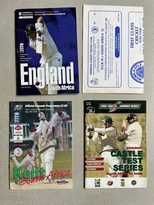 Cricket Programme/Brochure * 4