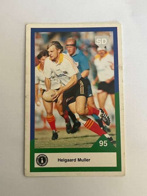 1992 Sportsdeck Rugby Card - Helgard Muller
