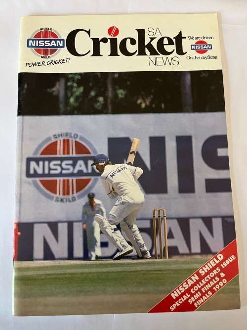 Cricket - SA Cricket News: Special Collectors Issue Semi-Final/Final Nissan Shield 1990