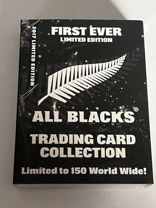 Rugby Card Set - 2017 Limited Edition (nr10 of 150 produced) TLA All Black Trading Card Collection