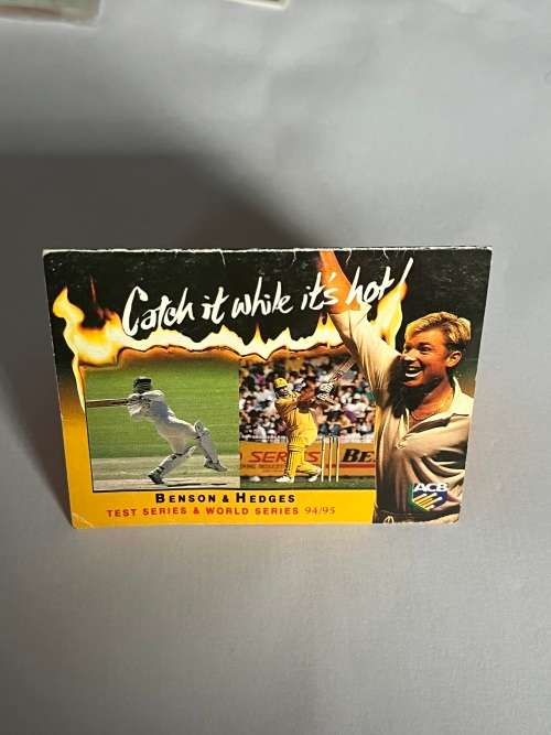 Cricket Itinerary- 1994/1995 Benson and Hedges World Series & Test Series