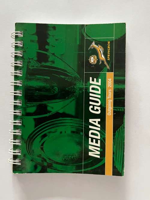 Rugby Media Guide - Springbok Outgoing Tour 2004.