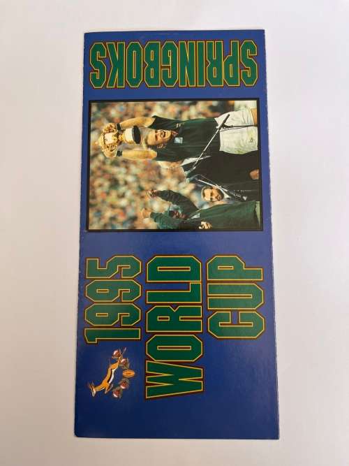 Rugby Brochure/Leaflet - 1995 Rugby World Cup Springboks (Facsimile Signatures)