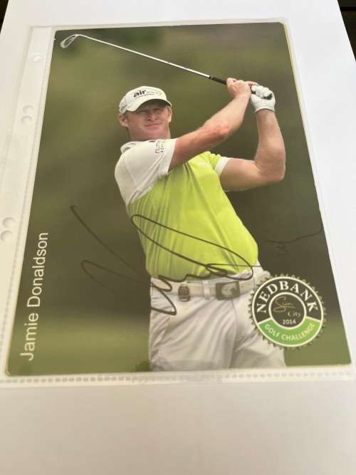 Signed Golf Cards (A5) * 10 - Nedbank Golf Challenge (2014 & 2016 cards)