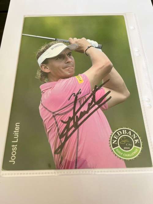 Signed Golf Cards (A5) * 10 - Nedbank Golf Challenge (2014 & 2016 cards)