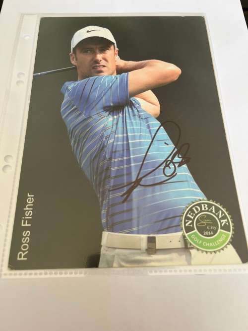 Signed Golf Cards (A5) * 10 - Nedbank Golf Challenge (2014 & 2016 cards)