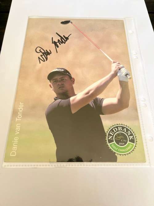 Signed Golf Cards (A5) * 10 - Nedbank Golf Challenge (2014 & 2016 cards)