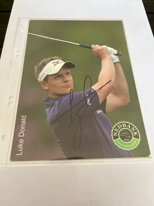 Signed Golf Cards (A5) * 10 - Nedbank Golf Challenge (2014 & 2016 cards)