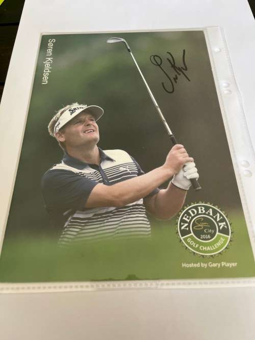 Signed Golf Cards (A5) * 10 - Nedbank Golf Challenge (2014 & 2016 cards)