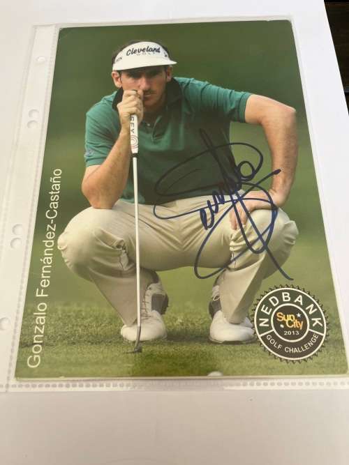 Signed Golf Cards * 10 - Nedbank Golf Challenge (2013/2014/2016/2018)