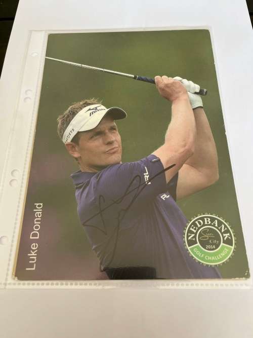 Signed Golf Cards * 10 - Nedbank Golf Challenge (2013/2014/2016/2018)