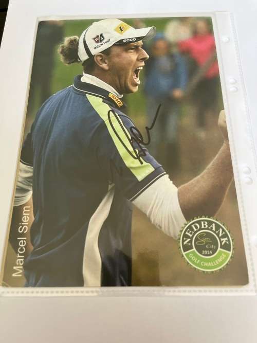 Signed Golf Cards * 10 - Nedbank Golf Challenge (2013/2014/2016/2018)