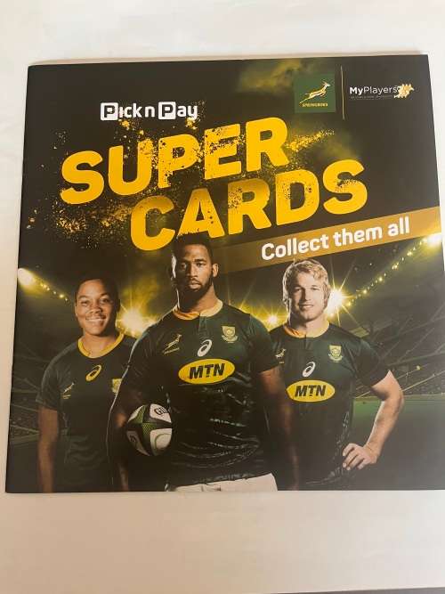 Rugby Cards - 2019 Pick an Pay Super Cards (Complete 72 card set plus album)