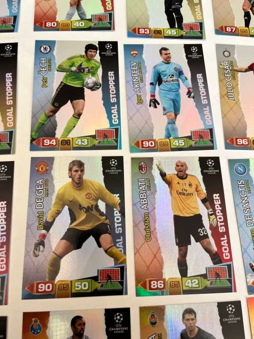 Soccer/Footbal Cards - 2011/2012 Panini UEFA Champions League Foil Goal Stoppers Insert Cards (20)