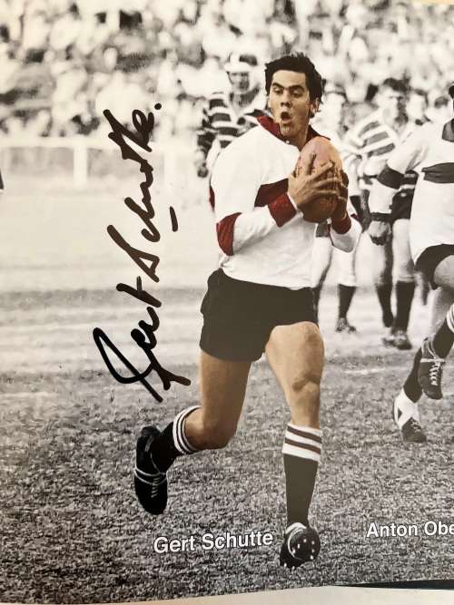 Rugby Book - **SIGNED 44 times** Photographic Tribute to Lions and Transvaal Rugby