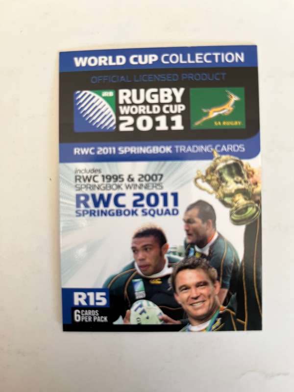 Rugby Card - Rare 2011 Big Ball Promotion Card
