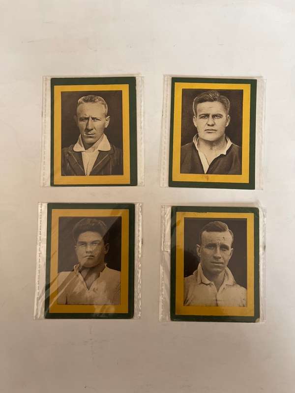 Rugby/Cigarette Cards - 1931 United Tabacco Springbok Rugby/Cricket Cards * 4