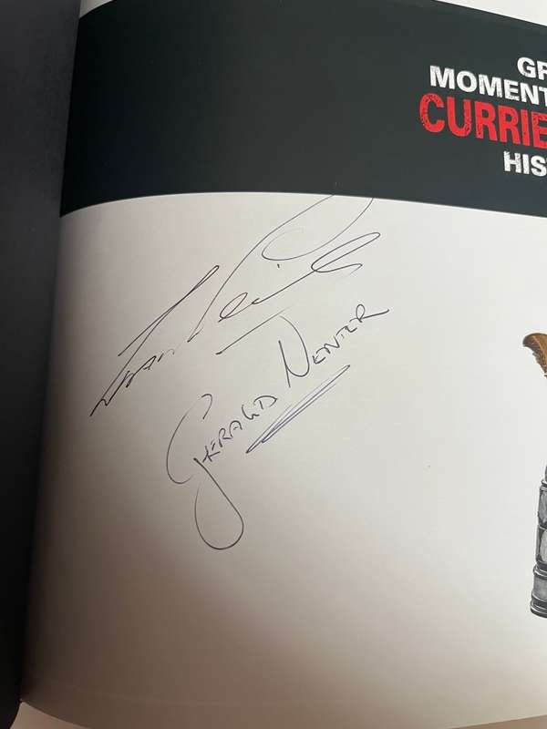 Rugby Book - *SIGNED* Great Moments in Currie Cup History