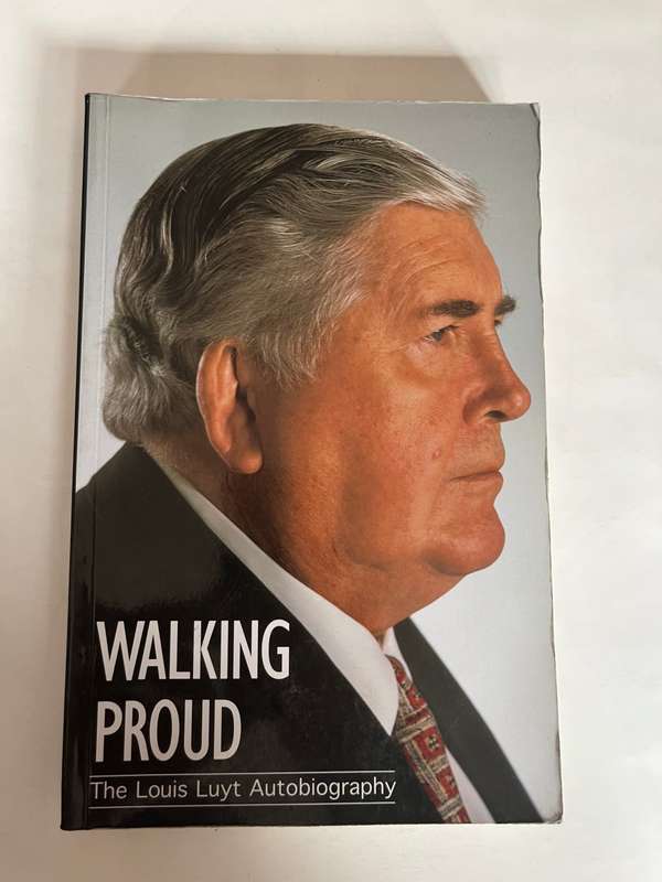 Rugby Book - Walking Proud the Louis Luyt Autobiography