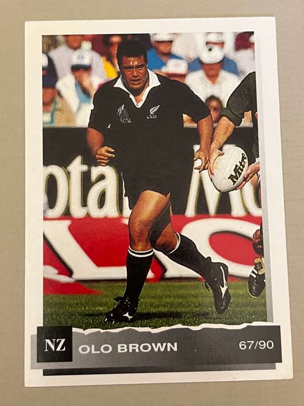 Rugby Card - Olo Brown 1994 Sports Deck 67/90