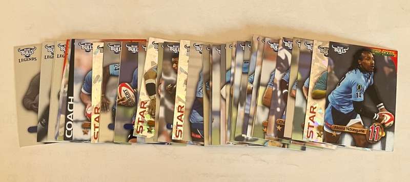 Rugby Cards - 2010 Big Ball Complete Bulls set with foils (BB01-BB45)