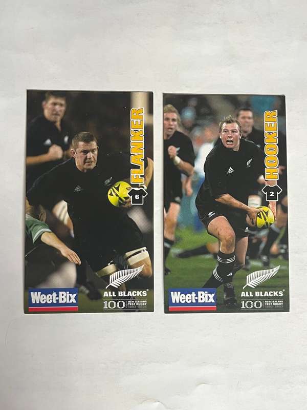 Rugby cards - 2003 NZ All Blacks Sanitarium Rugby Cards * 10