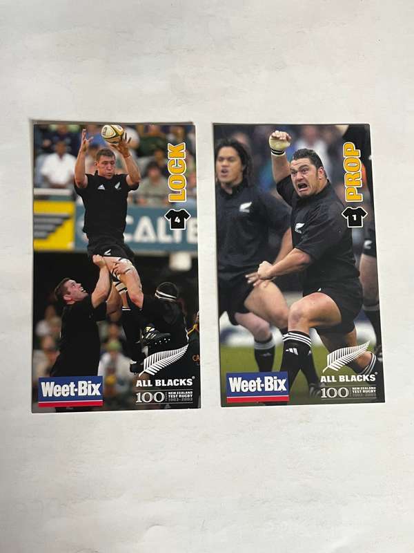 Rugby cards - 2003 NZ All Blacks Sanitarium Rugby Cards * 10