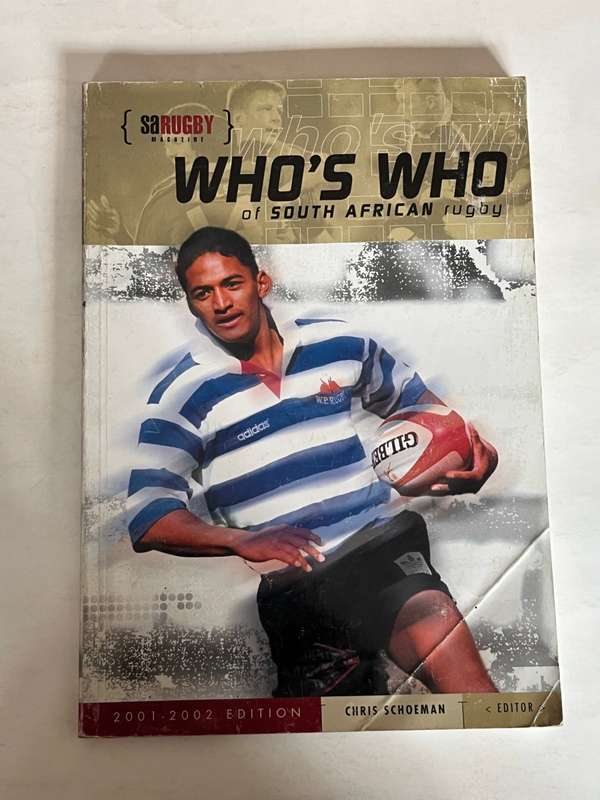 Rugby Book - Whos who of South-African Rugby 2001/2002 edition