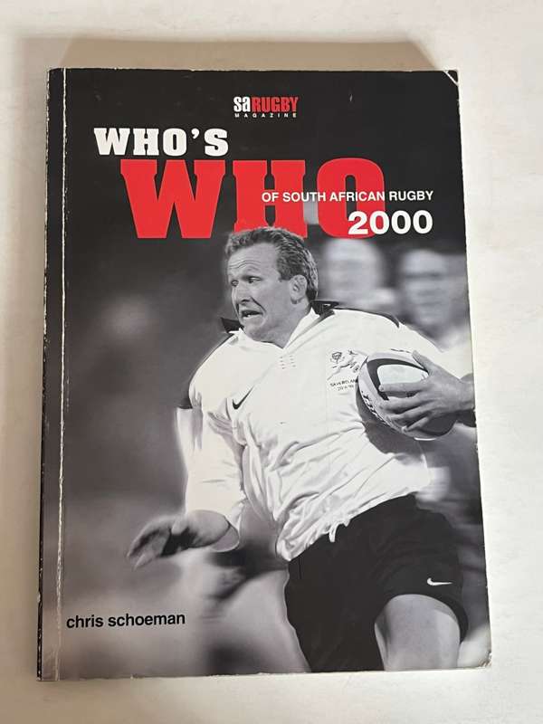 Rugby book - Whos who of South-African Rugby 2000