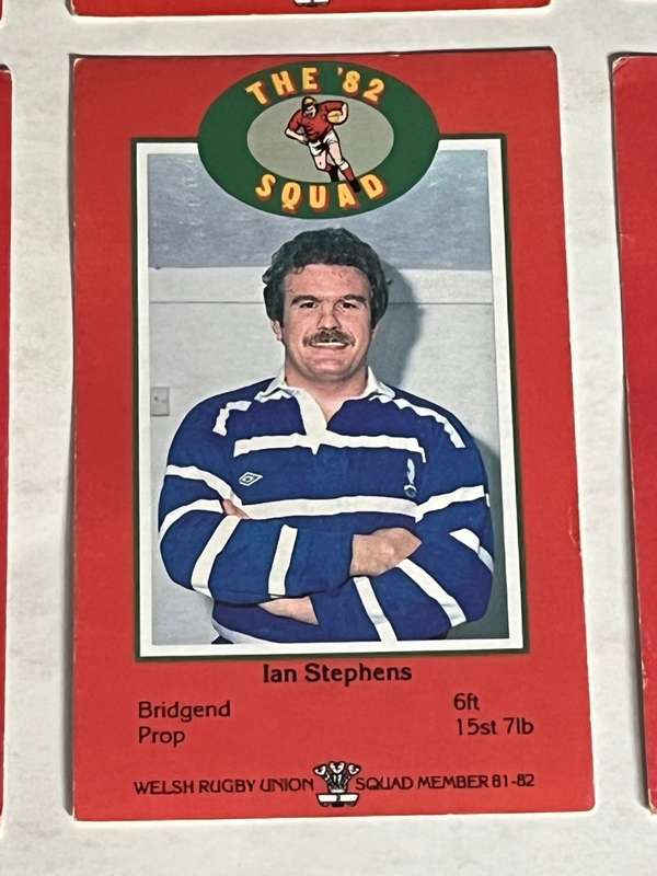 Rugby card - 9 * 1982 South Wales Constabulary Cards