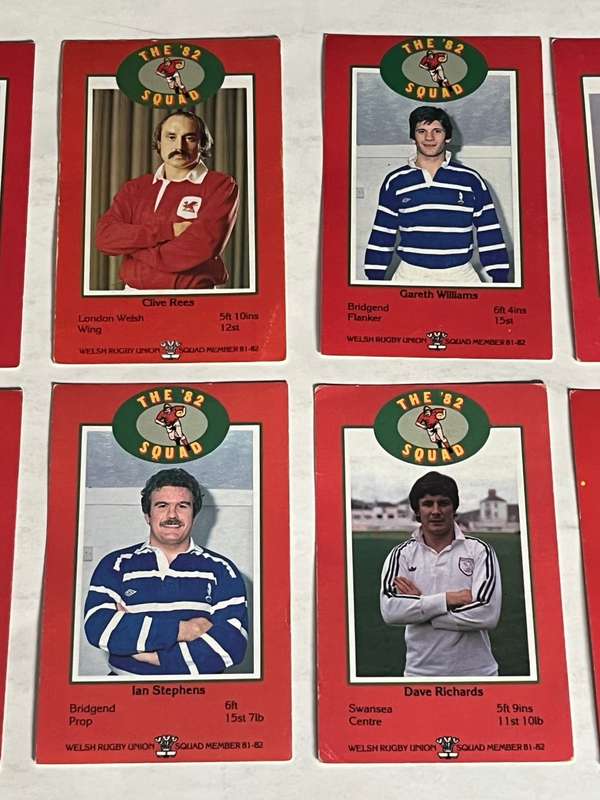 Rugby card - 9 * 1982 South Wales Constabulary Cards